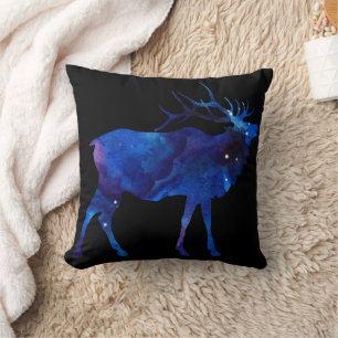 Celestial Elk Silhouette Kussen