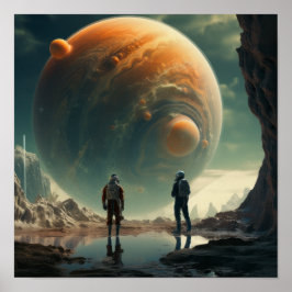 Celestial Encounters: Atronnauts op vreemde wereld Poster