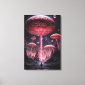 Celestial Explorer: Reis voorbij het onbekende Canvas Afdruk (Voorkant)