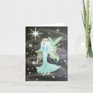 Celestial Fairy Universe planets sterren Note Card Notitiekaartje