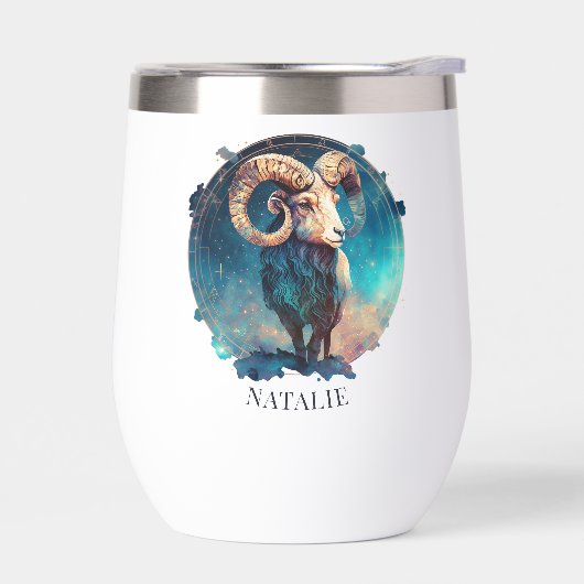 Celestial Fantasy Ram Zodiac Symbool Galaxy Ram Ra (Links)