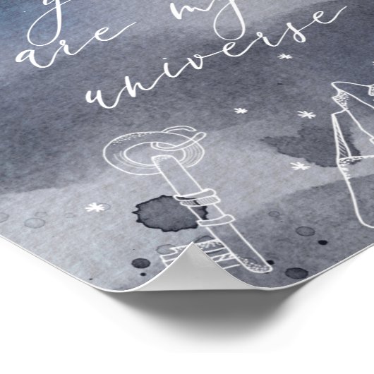 *~* Celestial Fantasy U IS MIJN UNIVERSE Poster (Hoek)