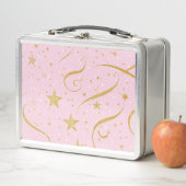 Celestial Feast – Pink & Gold Star Food Box (In situ)