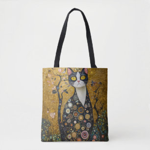 Celestial Feline in goud Draagtas