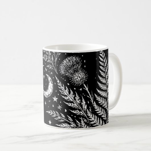 Celestial Fern Moon Mug (Devant droit)