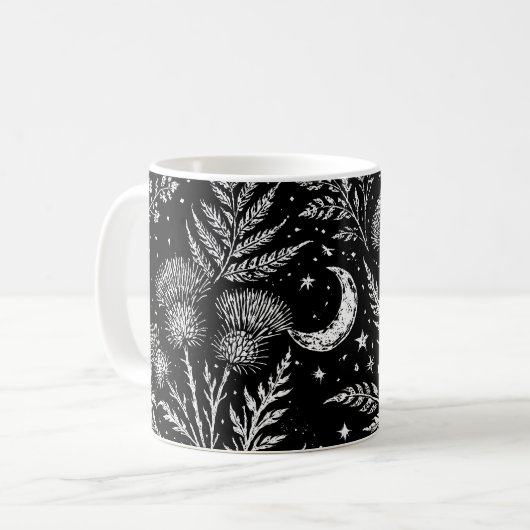 Celestial Fern Moon Mug Koffiemok (Voorkant links)