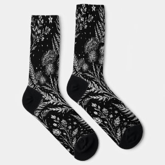 Celestial Fern Moon Socks Sokken