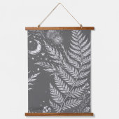 Celestial Fern Moon Wall Tapestry Hangend Wandkleed (Voorkant)