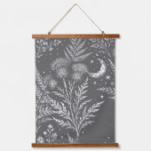 Celestial Fern Moon Wall Tapestry Hangend Wandkleed (Voorkant 2)
