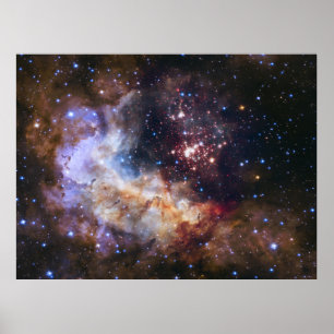 Celestial Fireworks - Westerlund 2 Poster