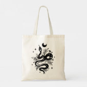 Celestial Floral Snake Tote Bag (Achterkant)
