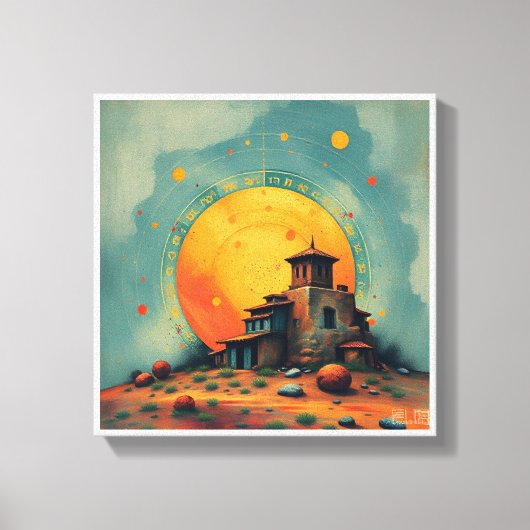 Celestial Fortress Canvas Afdruk (Voorkant)