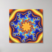 Celestial Fractalscope Canvas Afdruk (Voorkant)