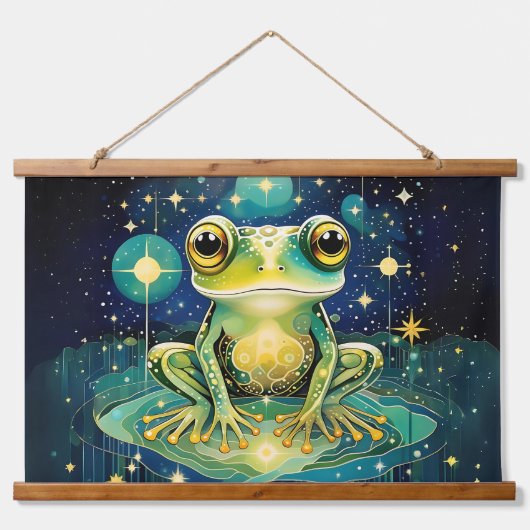 Celestial Frog Hangend Wandkleed (Voorkant)