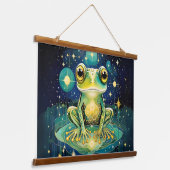 Celestial Frog Hangend Wandkleed (Gebogen)