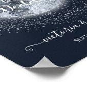 Celestial Full Moon and Stars Wedding Welcome Poster (Hoek)