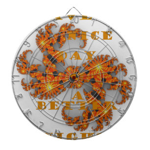 Celestial Galactic heeft een mooie dag en betere n Dartbord