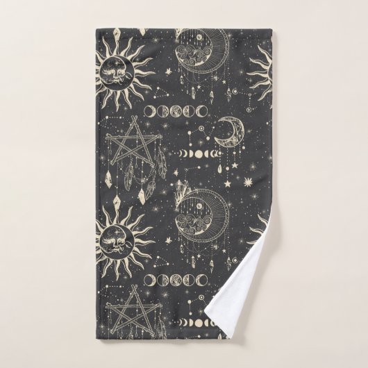 Celestial Galaxy Occult Pattern Bad Handdoek (Handdoek)