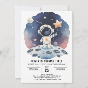 Celestial Galaxy Online Astronaut Jongen Verjaarda Kaart