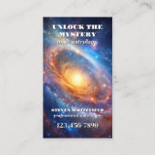 Celestial Galaxy Professional Astroloog Visitekaartje (Voorkant)