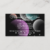 Celestial Galaxy Space Horoscope Visitekaartje (Achterkant)