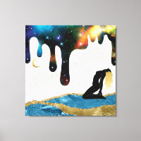 *~* Celestial Goddess Fantasy Mystical Gold Blue
