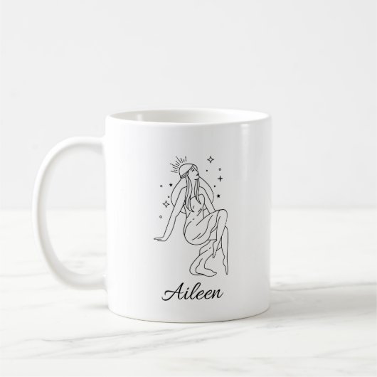 Celestial goddess gepersonaliseerd Halloween Koffiemok (Links)