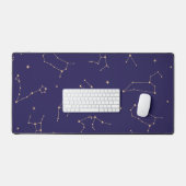 Celestial Gold Star Solareclipse Thema Bureaumat (Keyboard & Muis)