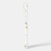 Celestial Gold Sun en Moon Stars Green Case-Mate iPhone Case (Achterkant / Links)