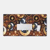 Celestial Golden Ochre Moon for Astrology Lovers (Clavier et souris)