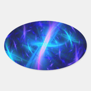 Celestial Grace Ovale Sticker