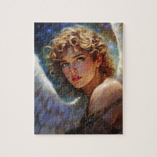 Celestial Guardian – Engel van de sterren Legpuzzel (Verticaal)