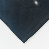Celestial Guardian: Grijze Eenhoorn met Aurora Dan Fleece Deken (Hoek)