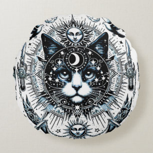 "Celestial Guardian" Ronde Kussen