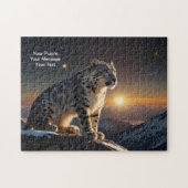 Celestial Guardian – Snow Leopard Legpuzzel (Horizontaal)