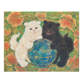 Celestial Guardians: Cosmic Harmony Perfect Poster