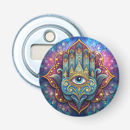 Celestial Hamsa  Button Flesopener