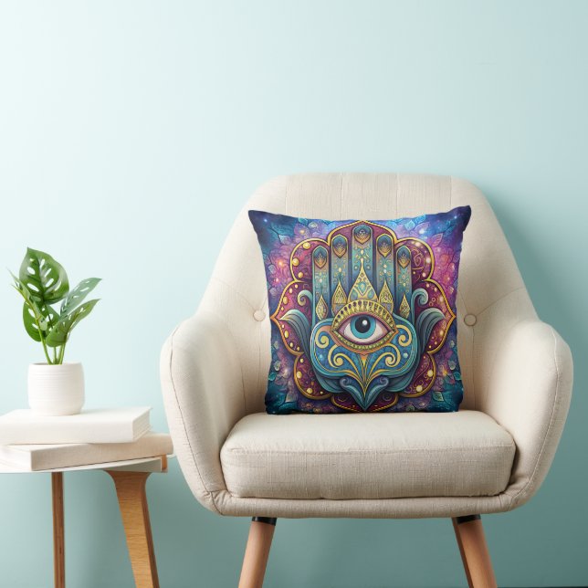 Celestial Hamsa  Kussen (Stoel)