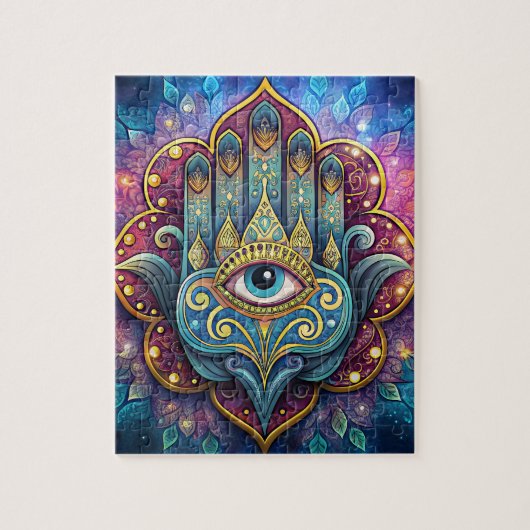 Celestial Hamsa  Legpuzzel (Verticaal)