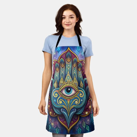 Celestial Hamsa Schort (Gedragen)