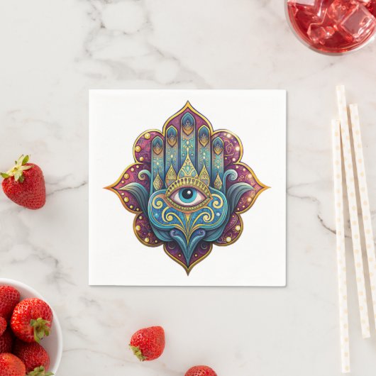 Celestial Hamsa Servet (Insitu)
