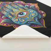 Celestial Hamsa Sherpa Deken (3/4)