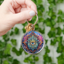 Celestial Hamsa  Sleutelhanger