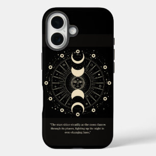 Celestial Harmony: Fasen van de Maan iPhone Case