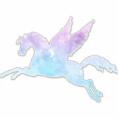 Celestial Holographic Rainbow Pegasus XL Vinyl Sticker (Voorkant)