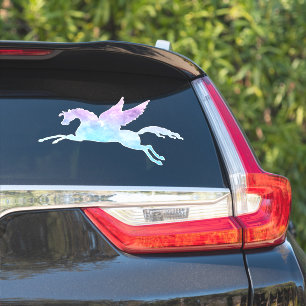 Celestial Holographic Rainbow Pegasus XL Vinyl Sticker