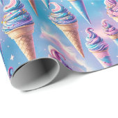 Celestial Ice Cream Cones Cadeaupapier (Rol Hoek)