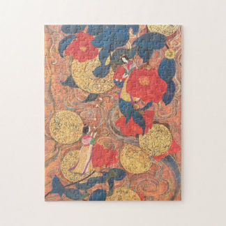 Celestial Journey in Gold and Camellia Legpuzzel