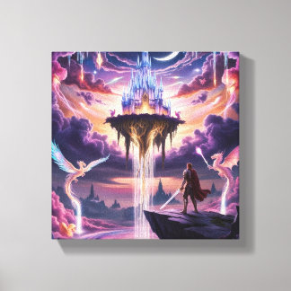 Celestial Kingdom Canvas Art – Mythisch Afdruk