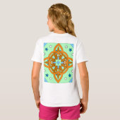 Celestial Knot Art Prints | Unique Star Patterns T-shirt (Achterkant volledig)